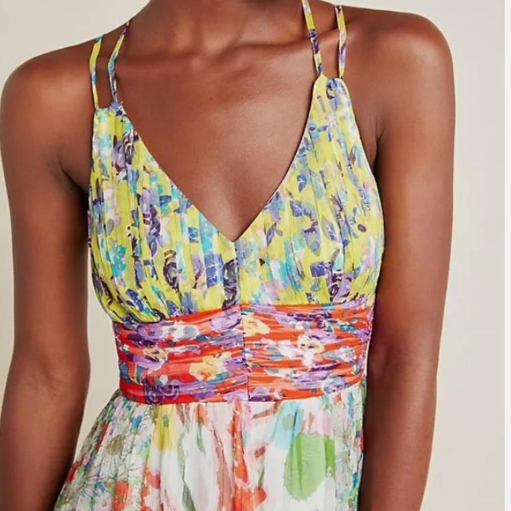 Anthropologie malibu floral maxi dress - Picture 2 of 10